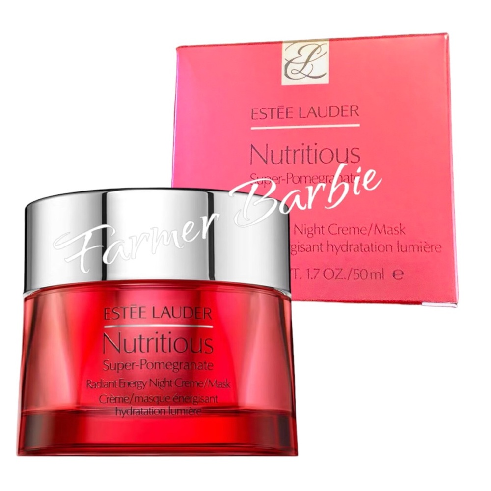 Estée Lauder Nutritious Super-Pomegranate Radiant Energy Night Creme/Mask1.7oz.